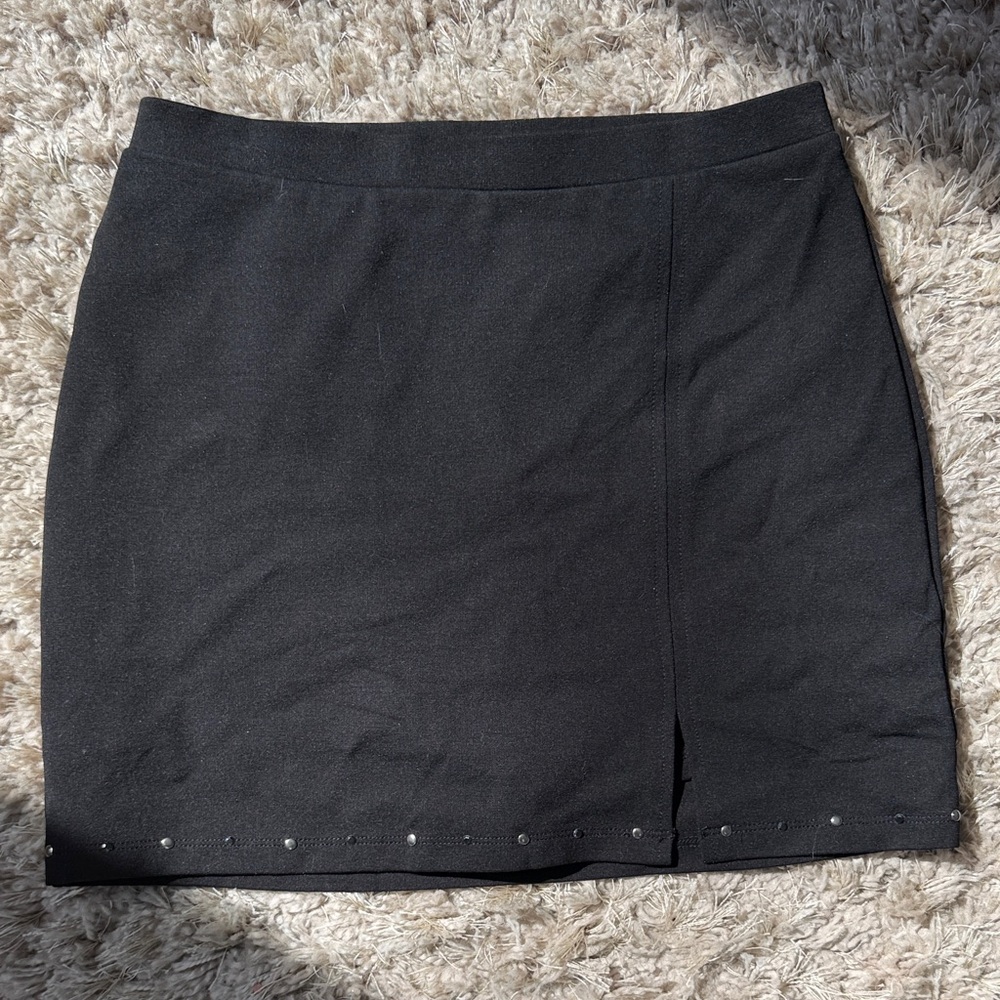 Skort! Black and studded